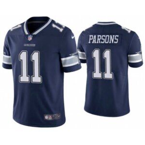Mens Youths Kids Womens 11 Micah Parsons Navy Vapor Stitched Jersey